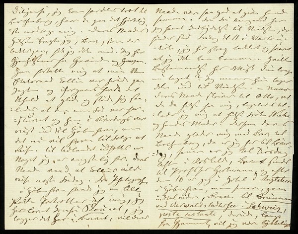Brev fra H.C. Andersen til Henriett Scavenius (08/07-1862)